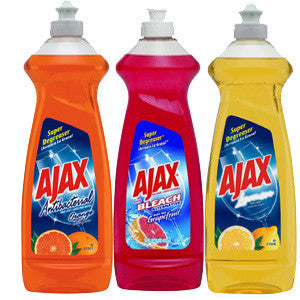 AJAX LEMON     SUPER DEGREASER DISH LIQUID For Sale