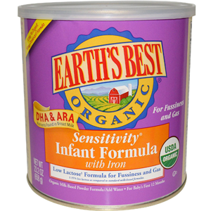 EARTH S BEST ORGANIC SENSITIVITY INFANT FORMULA WITH IRON Online Sale