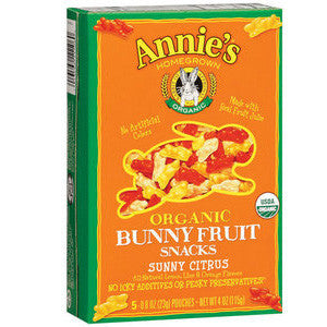 ANNIE S ORGANIC TROPICAL TREAT BUNNY FRUIT SNACKS Online Sale