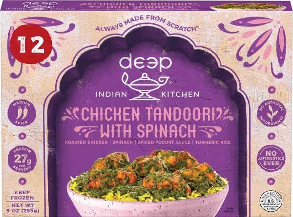 Chicken Tandoori with Spinach Discount