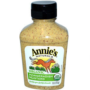 ANNIE S NATURALS ORGANIC HORSERADISH MUSTARD For Sale