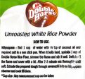 Unroasted White Rice Powder For Cheap