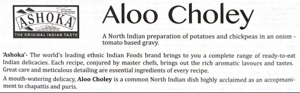 Aloo Choley Fashion