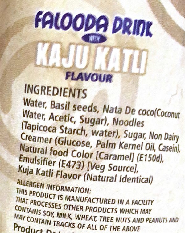 Falooda Drink Kaju Katli Flavour Online Hot Sale