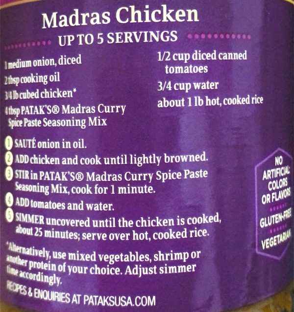 Madras Curry Spice Paste For Cheap