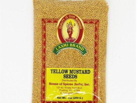 Laxmi Yellow Mustard Seeds Whole 7oz For Discount