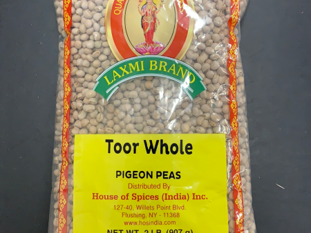 Laxmi Toor Whole ( Pigeon Peas)  2Lb Hot on Sale