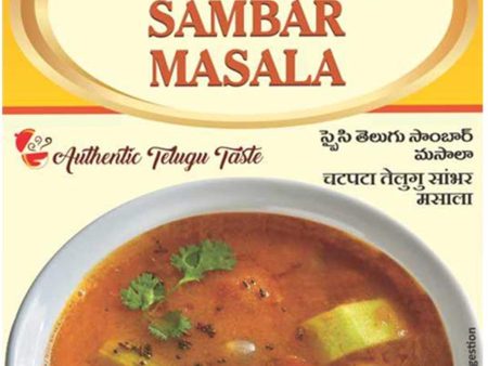 Spicy Telugu Sambar Masala For Sale