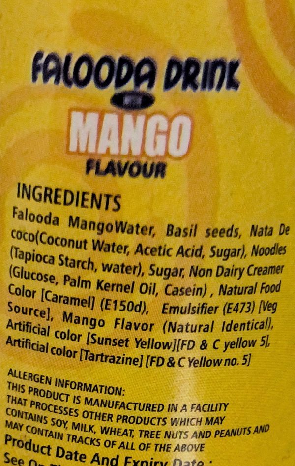 Falooda Drink Mango Flavour For Discount