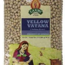 Laxmi Yellow Vatana   Yellow Peas 2lb Sale