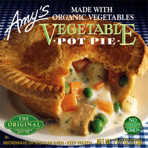 AMY S ORGANIC VEGETABLES BROCCOLI POT PIE WITH CHEDDAR CHEESE SAUCE Online Hot Sale