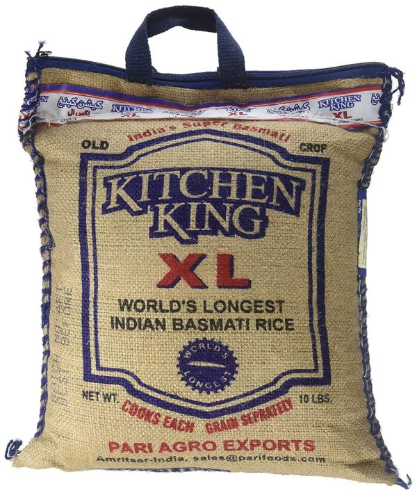 Kitchen King XL 2-Year Aged White Basmati, 10 Lbs Online