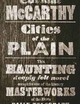 Cormac McCarthy: Cities of the Plain [2010] paperback Online Sale